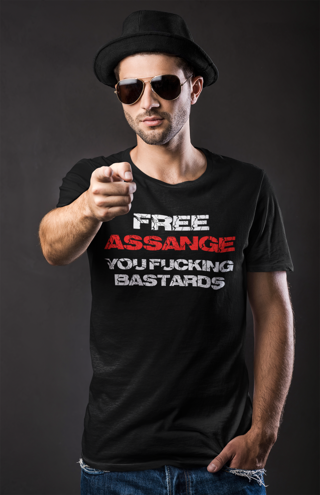 Free Assange T-Shirt Men