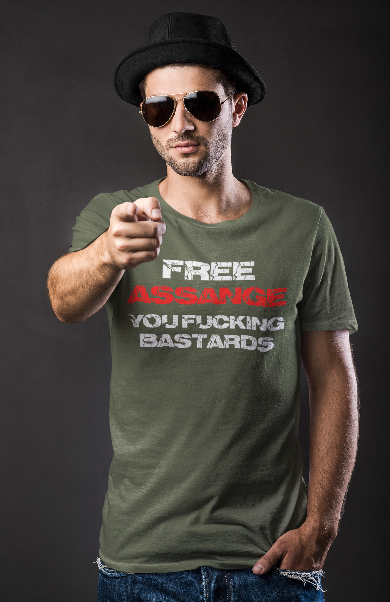 Free Assange T-Shirt Men