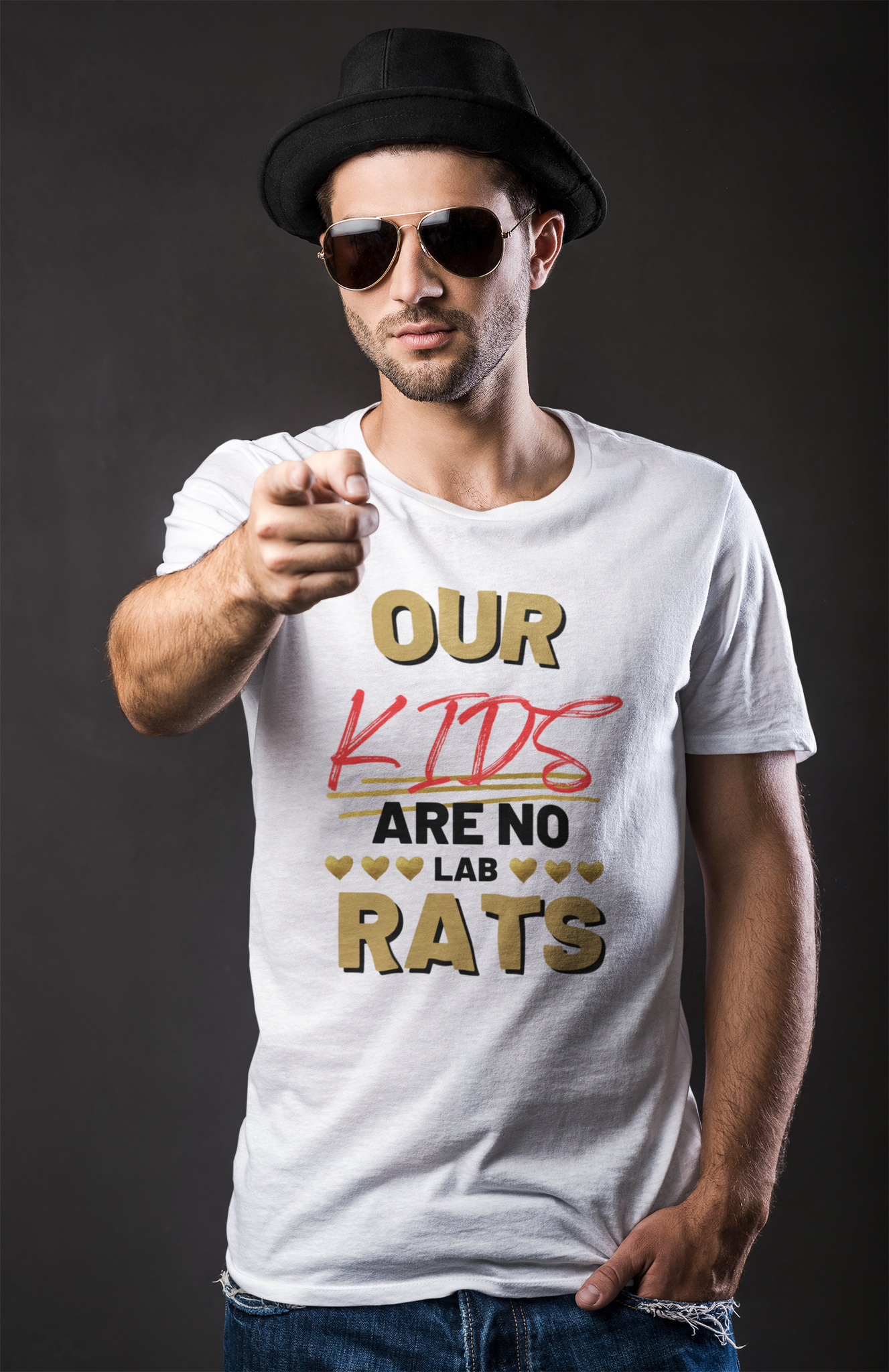 Our Kids Are No Lab Rats T-Shirt Men