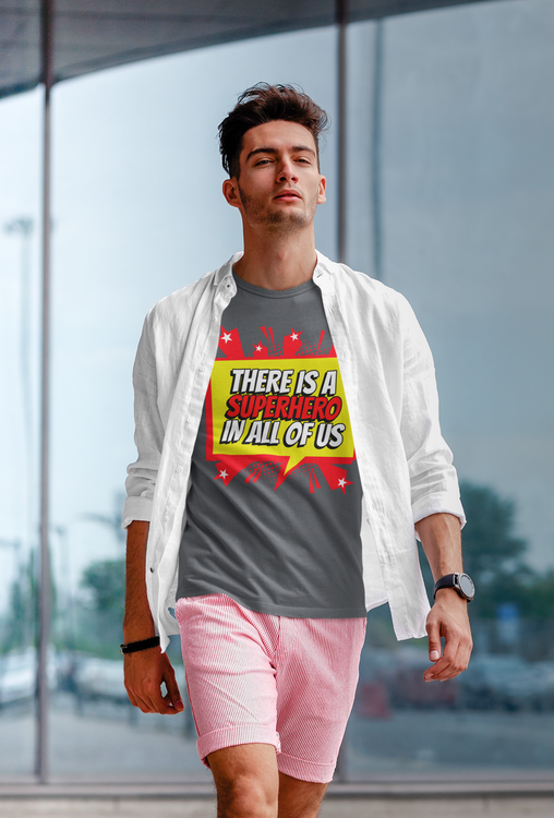 Super Hero T-Shirt Herr