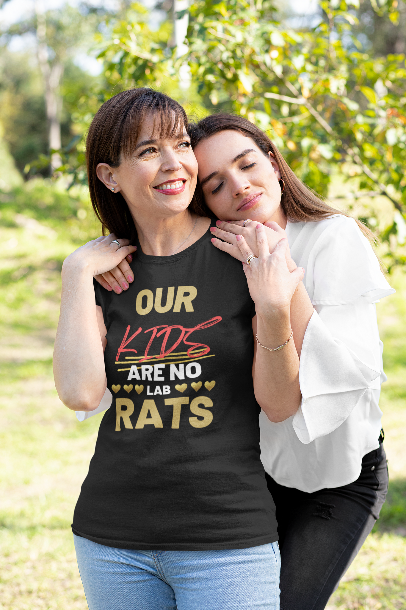 Our Kids Are No Lab Rats T-Shirt Women