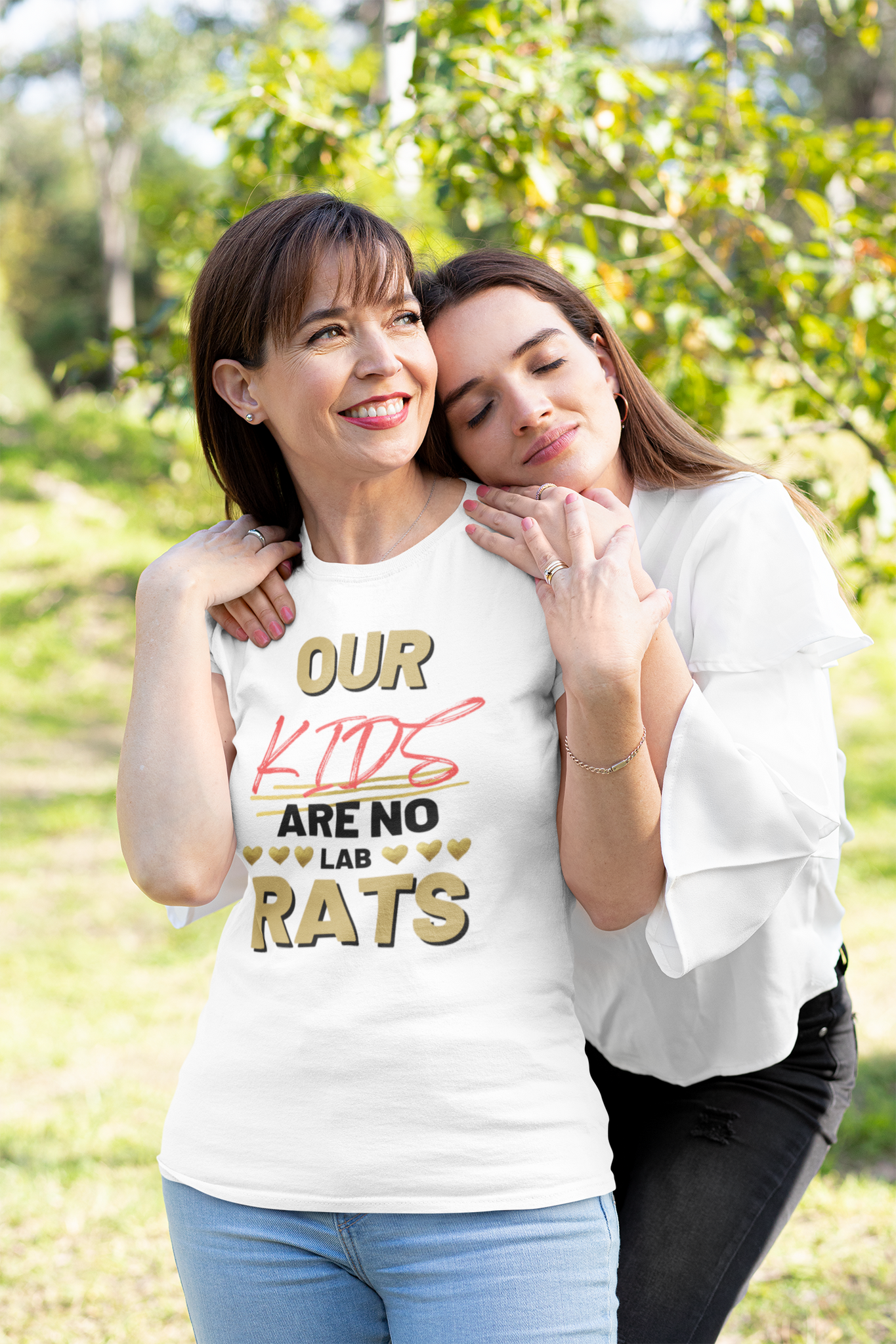 Our Kids Are No Lab Rats T-Shirt  Dam