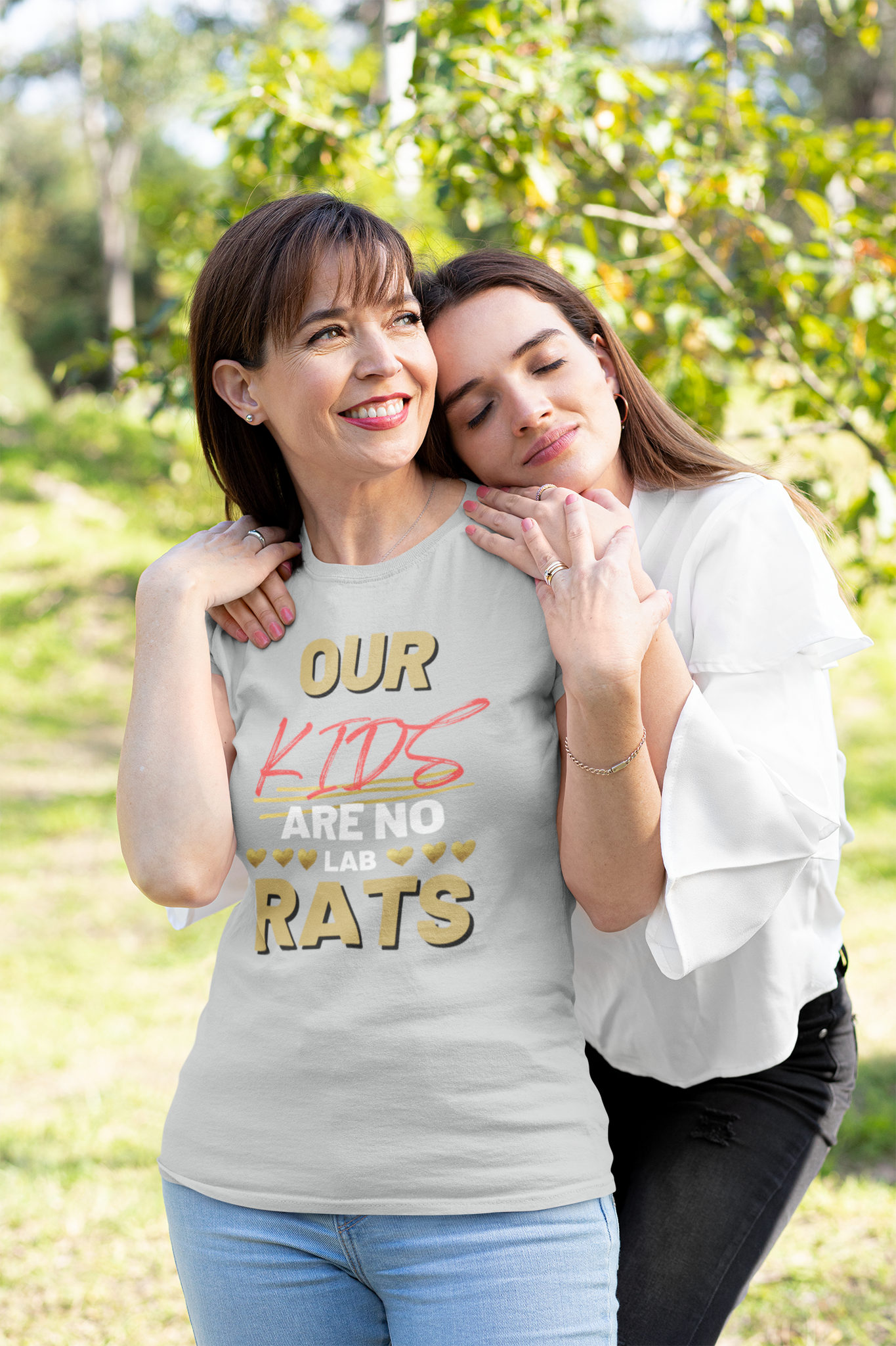 Our Kids Are No Lab Rats T-Shirt Women