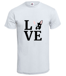 Fransk Bulldog Love T-Shirt Herr