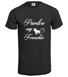 Fransk Bulldog Pardon My French T-Shirt Herr