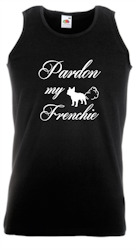 Fransk Bulldog Pardon My French Linne Herr