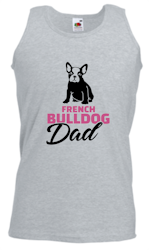 Fransk Bulldog Dad Linne Herr