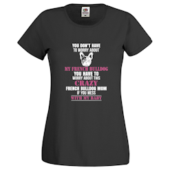 Fransk Bulldog No worries T-Shirt