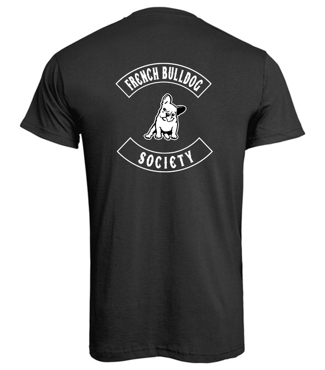 TShirt-franskbulldogsociety-Svart Herr-T-shirt