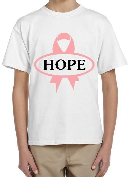 Tshirt Hope-Vit Tshirt Dam