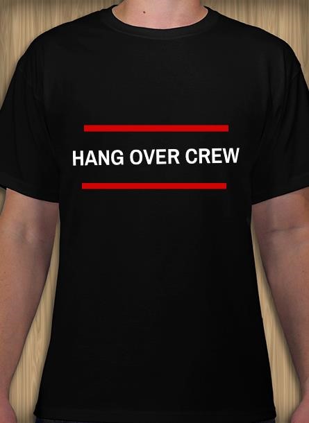 Tshirt Hangover-Svart Tshirt Herr