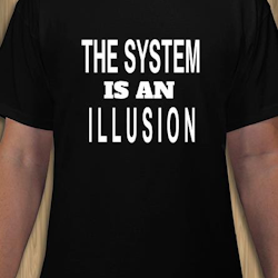 Systemet er en illusionT-shirt Mænd