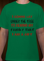 Remind My Family T-Shirt Herr Svart/Vit/Grön