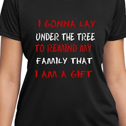 Remind My Family T-Shirt Dam Svart/Vit/Grön