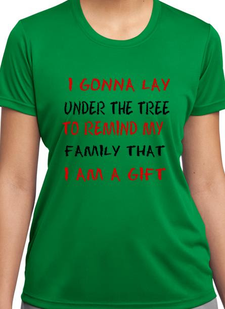T-Shirt Remind My Family-Grön Tshirt Dam