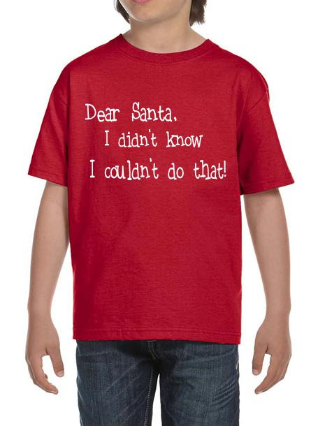 T-Shirt-Santa-Röd-Tshirt Barn