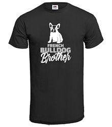 Fransk Bulldog Brother T-Shirt Herr