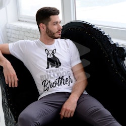 Fransk Bulldog Brother T-Shirt Herr