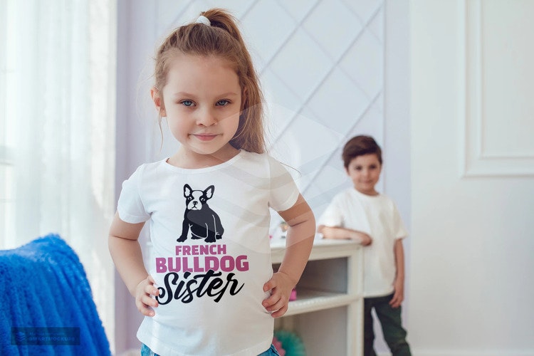 French Bulldog Sister T-Shirt Kids