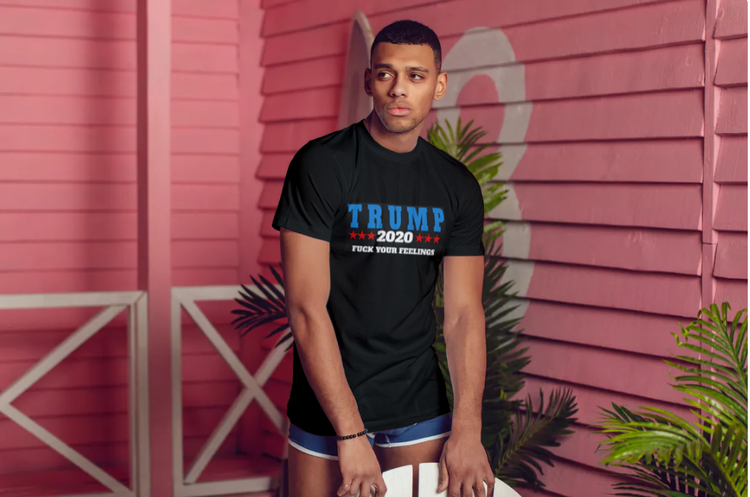 TShirt Trump 2020 Svart Herr T-Shirt2