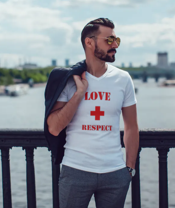 Love &amp; Respect T-Shirt Mænd