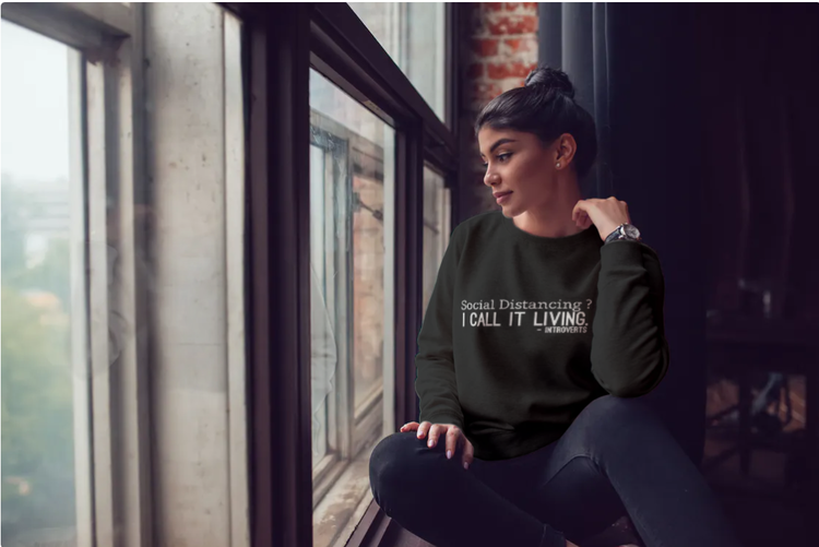 Social Distancing Sweatshirt Unisex