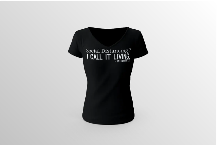 Social Distancing T-Shirt Women