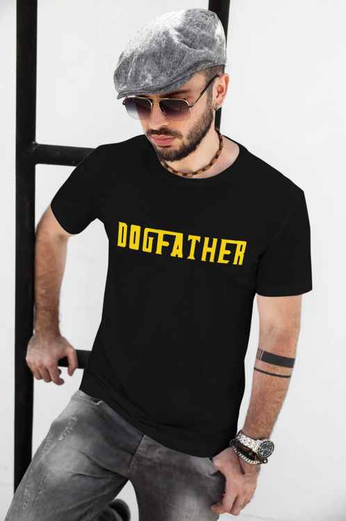 T-Shirt med tryck.Dogfather , Tröja till husse. Dogfather Original från Statements Clothing.