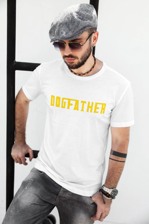 Dogfather T-Shirt Herr .Dogfather Tshirt orginalet. Perfekt present till Husse