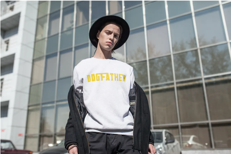 Sweatshirt-Dogfather-Vit-Unisex-Sweatshirt