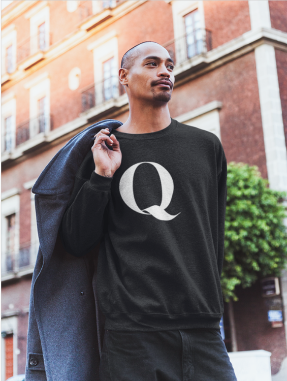 Q Sweatshirt Unisex Svart