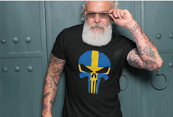 Swedish Skull T-Shirt Herr