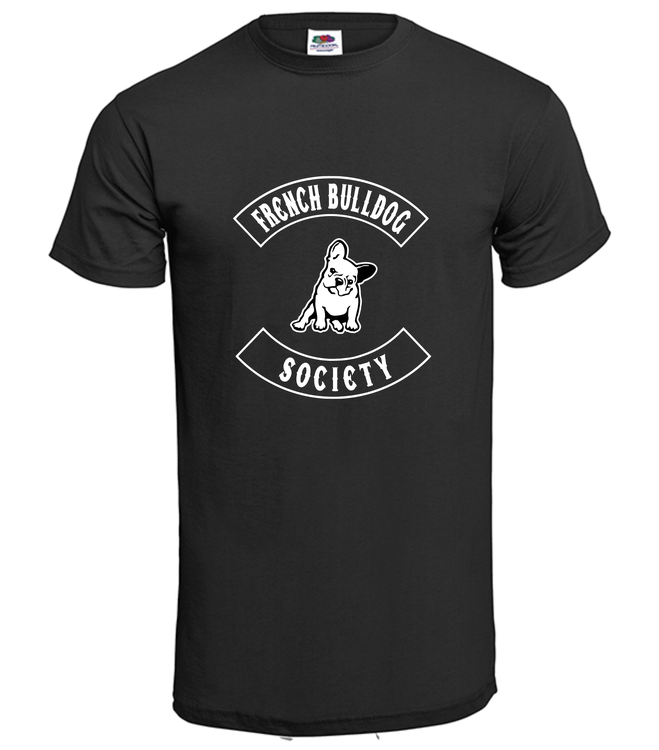 Fransk Bulldog  Society T-Shirt Barn