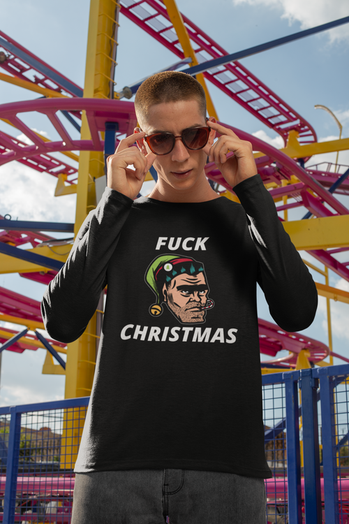 F#@k Christmas  Long Sleeve T-Shirt Herr