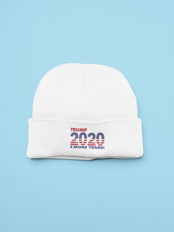 4 More Years Beanie One Size