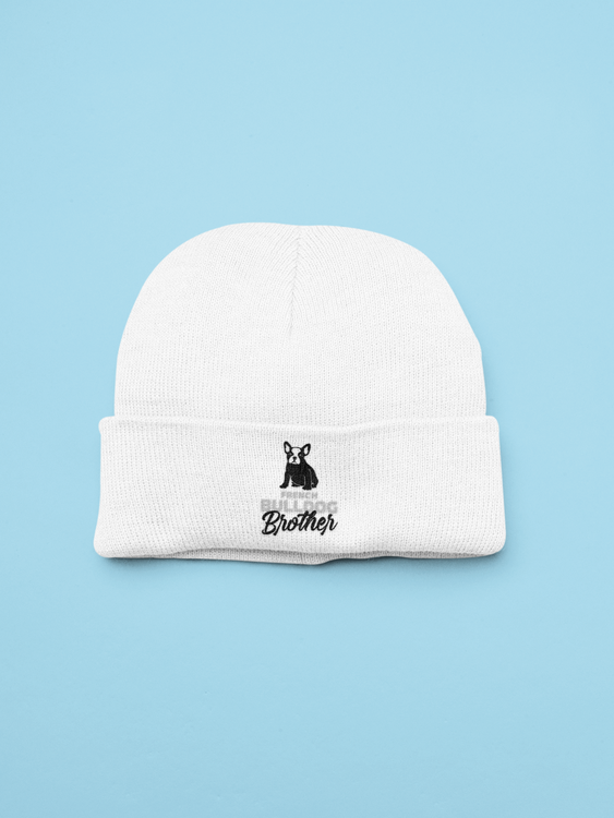 French Bulldog Brother Beanie One Size