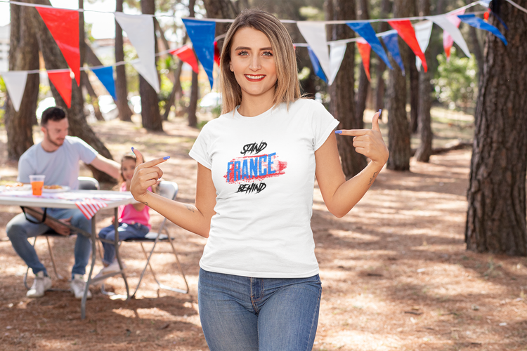 Stand Behind France T-Shirt Women
