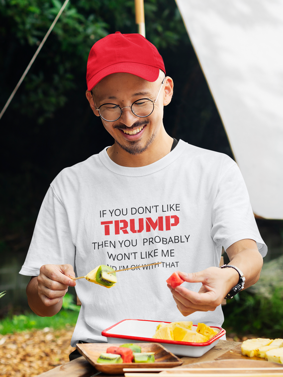 You don't like Trump? Tshirt Men. Trump supporter tröja Herr. Flera färger & storlekar