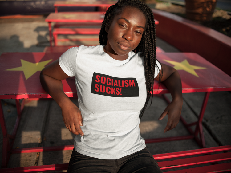 Socialism Sucks T-shirtt, Tshirt Print Women
