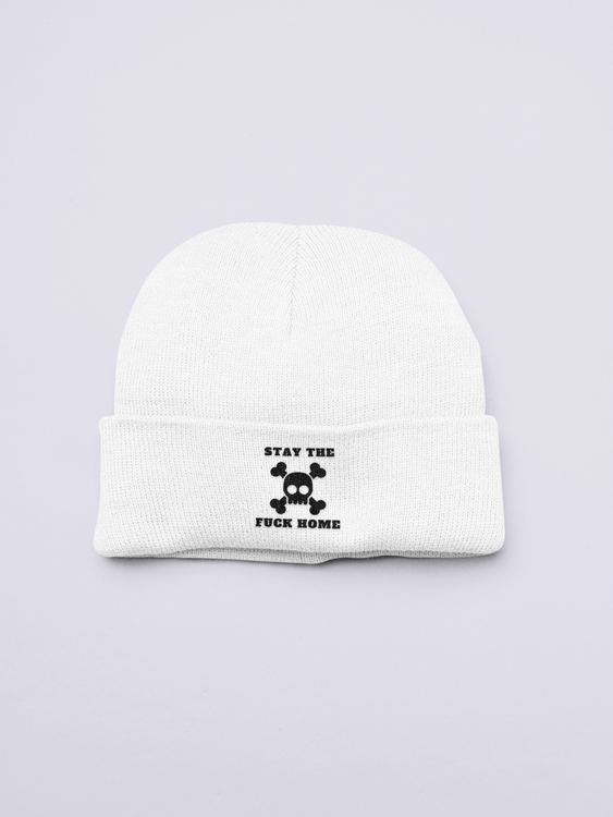 Stay The Fuck Home Beanie One Size