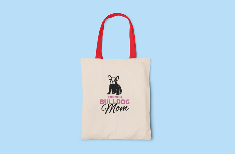 French Bulldog Mom Tote Bag