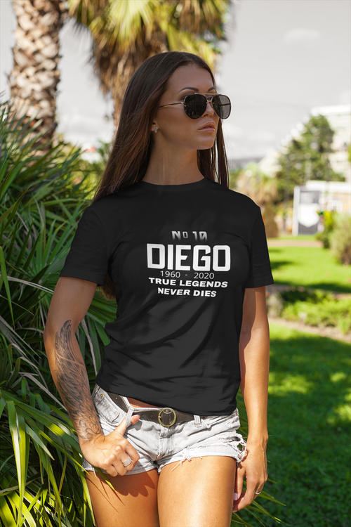 Diego-Legends Never Dies.T-Shirt Women