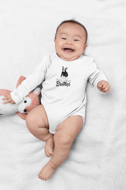 Fransk Bulldog Family Baby Body- French Bulldog onesies. Den perfekta Fransk Bulldogspresenten till de små hoomans