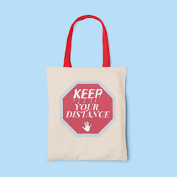 Keep Your Distance Tote Bag
