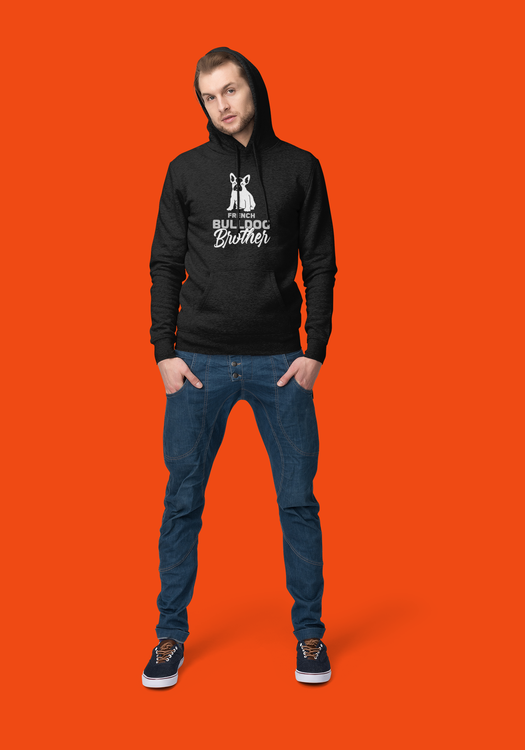 French Bulldog Brother Hoodie Men