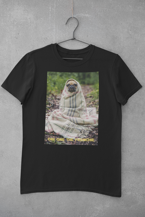 Obi One The Frenchie (txt) T-Shirt Men