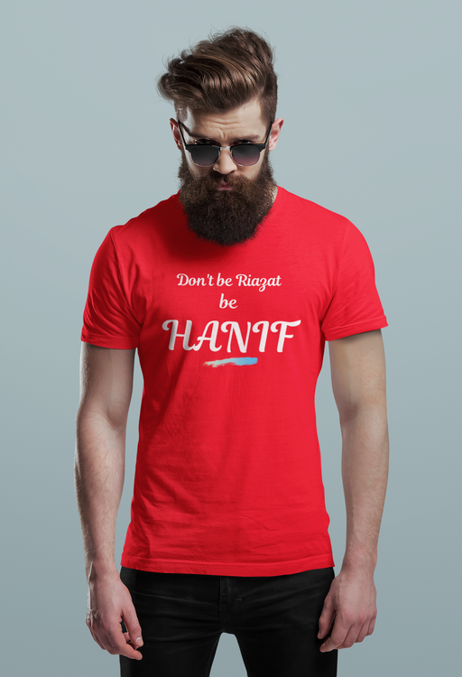 Hanif Bali Tshirt Herr-Röd, Tshirt Hanif Bali