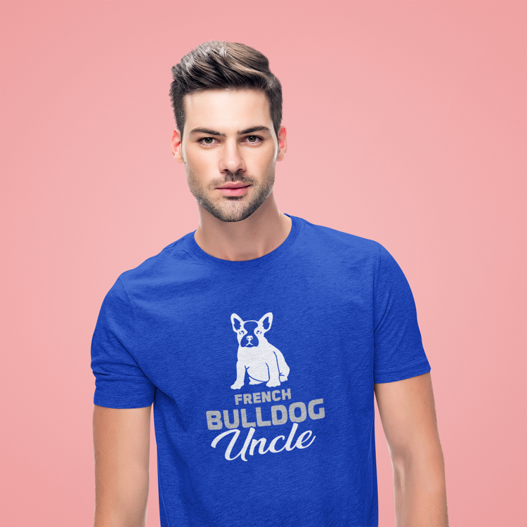 French Bulldog Uncle T-Shirt Men