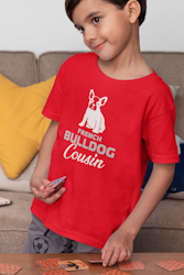 Fransk Bulldog Cousin T-Shirt Barn