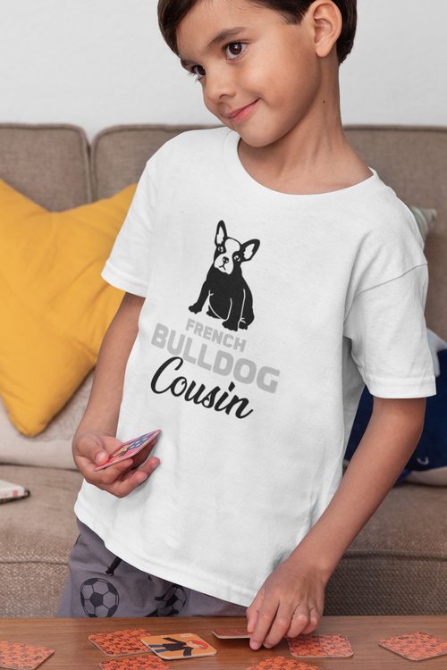 Fransk Bulldog Cousin T-Shirt Barn